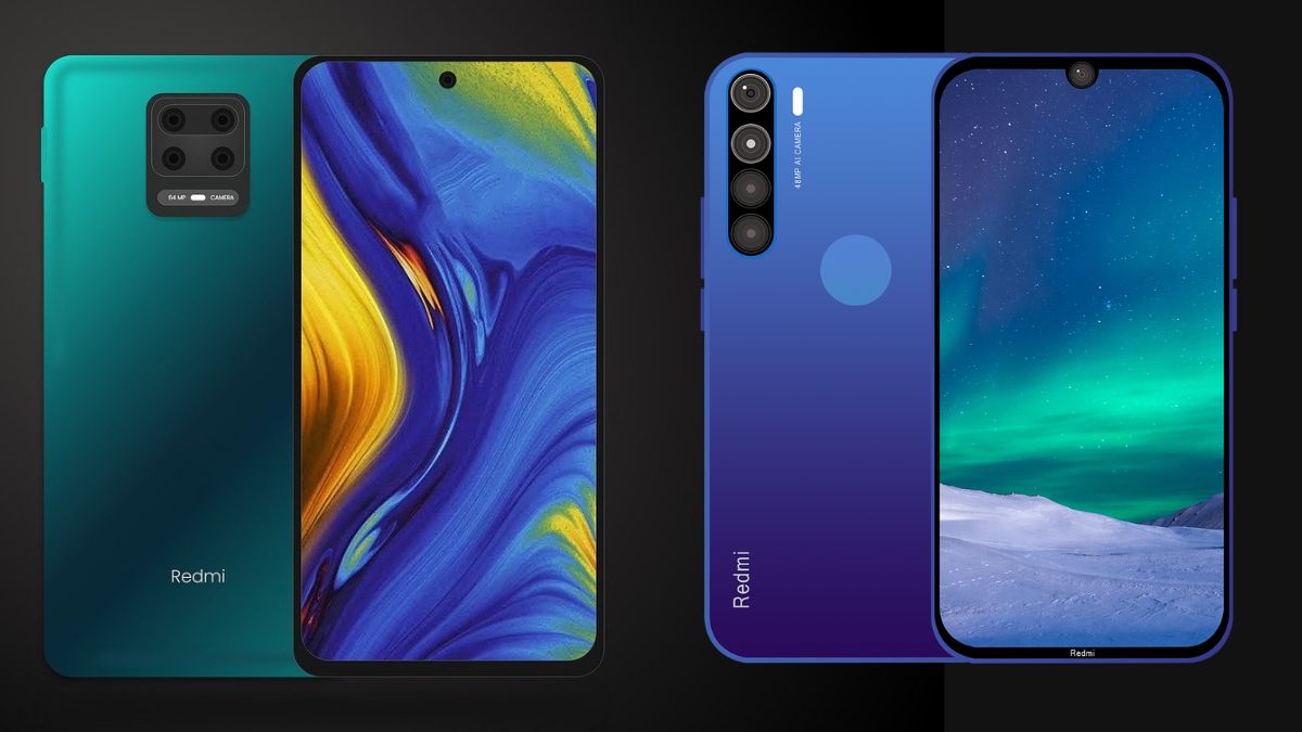 Two Redmi smartphones side by side for Android phone comparison