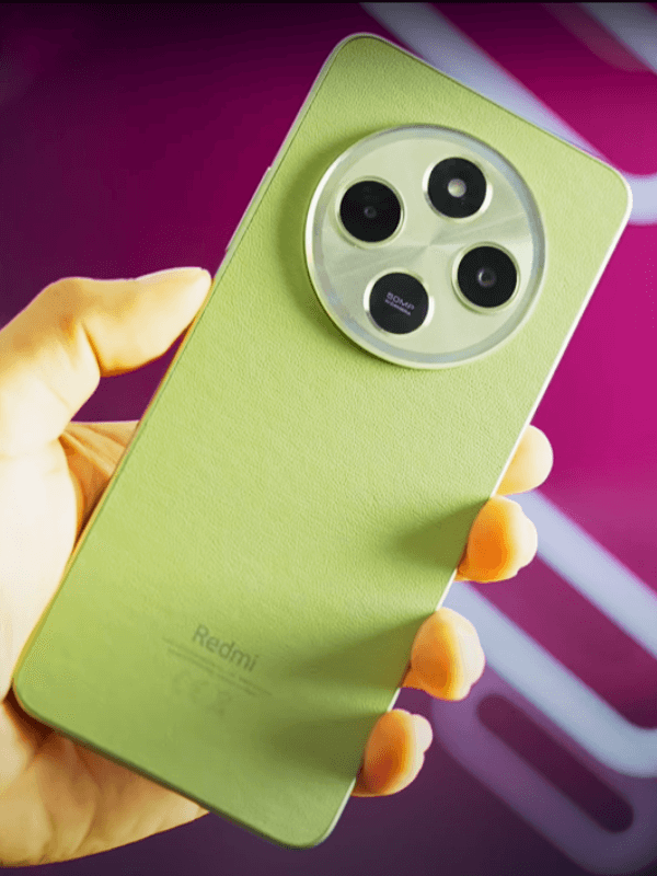 Back side of Redmi 14C 4G – an affordable smartphone by Xiaomi and a popular Redmi smartphone for students who want reliable performance and a stylish look.