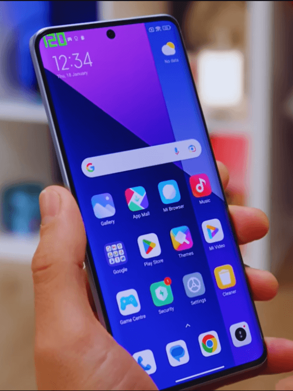 Front side of Redmi Note 13 Pro+ 5G – a Redmi smartphone for students by Xiaomi, offering an affordable and premium experience for daily study and use.