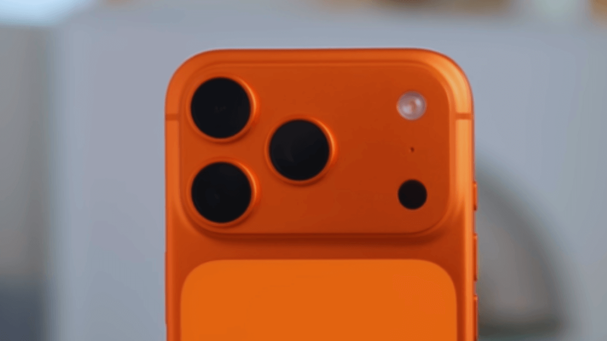 iPhone 17 Pro review showing the triple rear camera setup