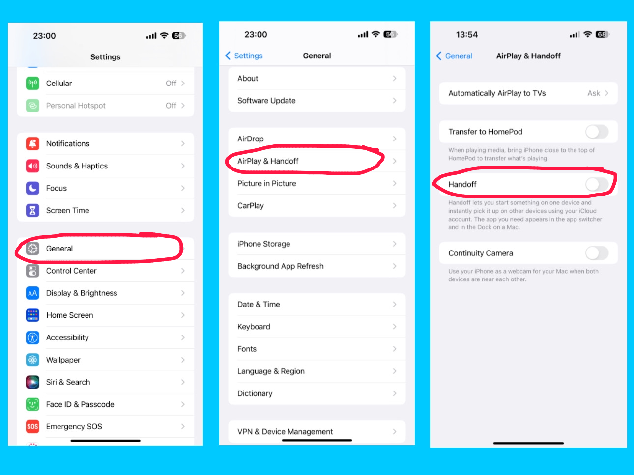 iPhone 14 Pro Max General Settings