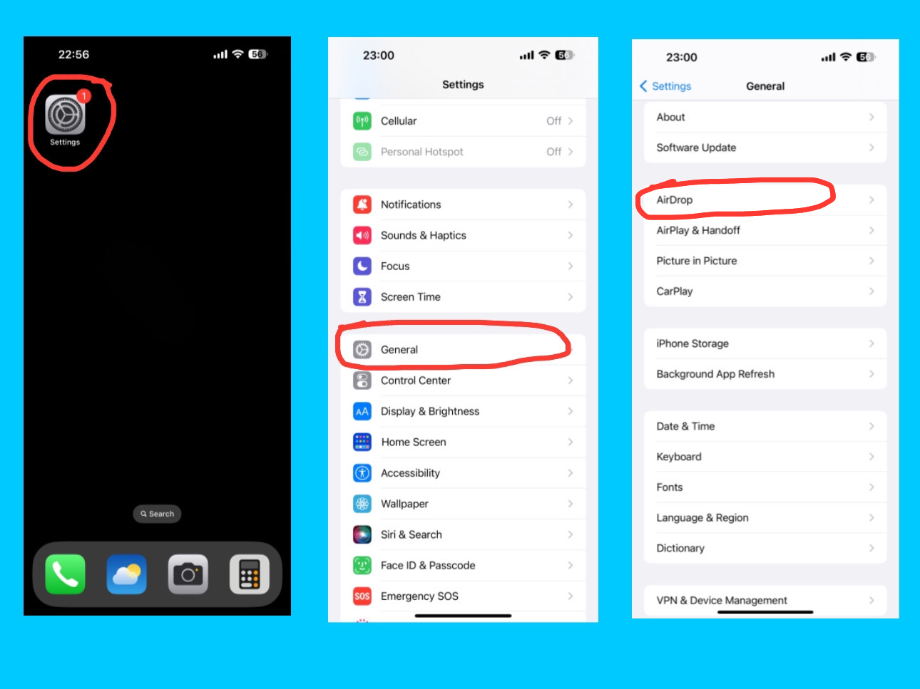 iPhone 14 Pro Max General Settings