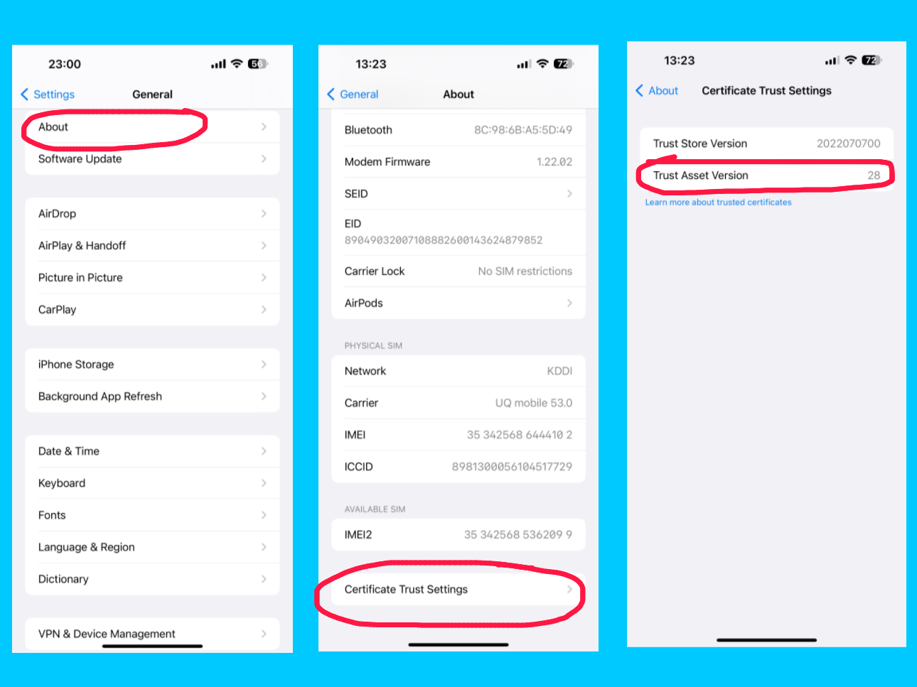 iPhone 14 Pro Max General Settings