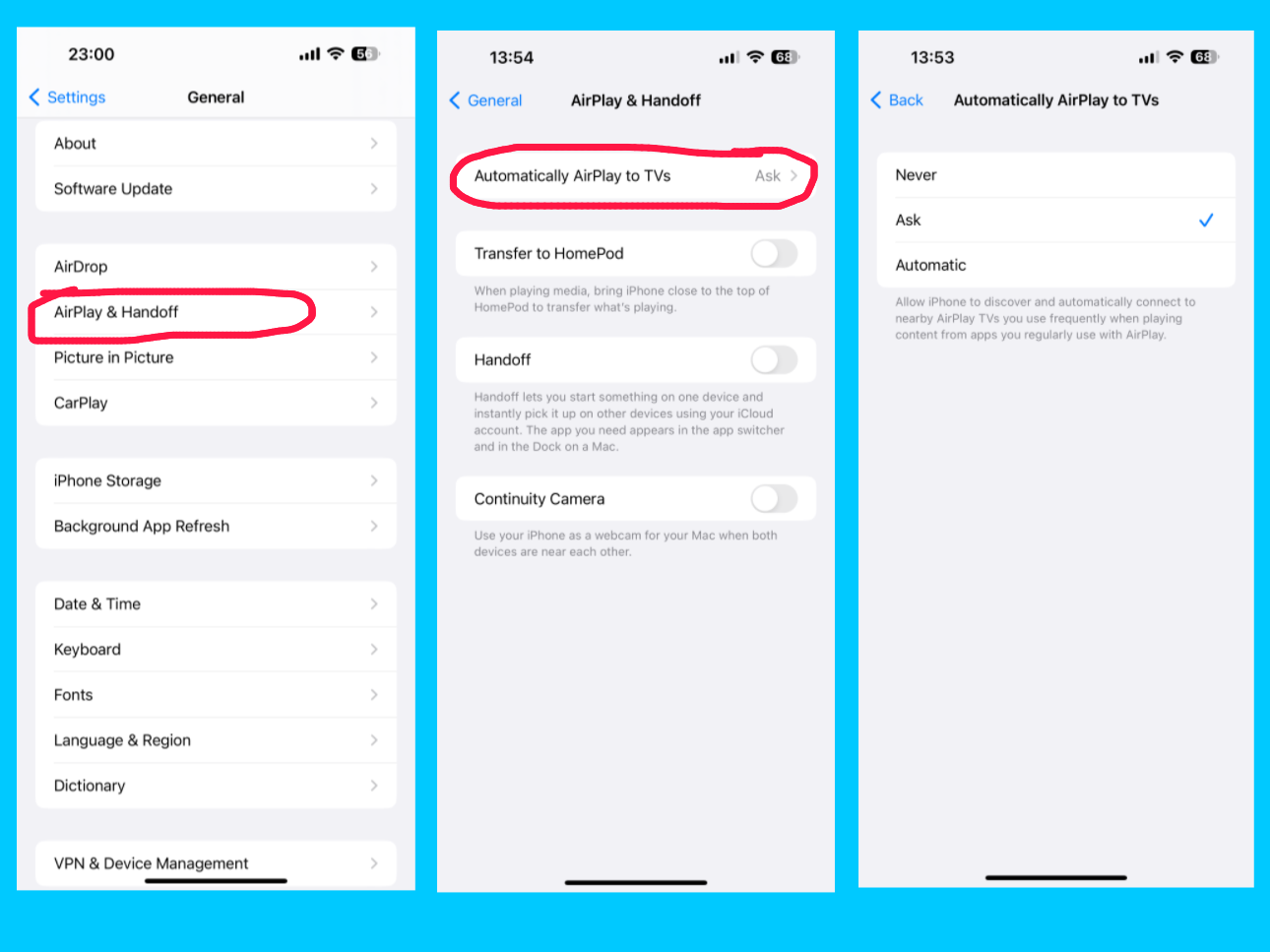 iPhone 14 Pro Max General Settings