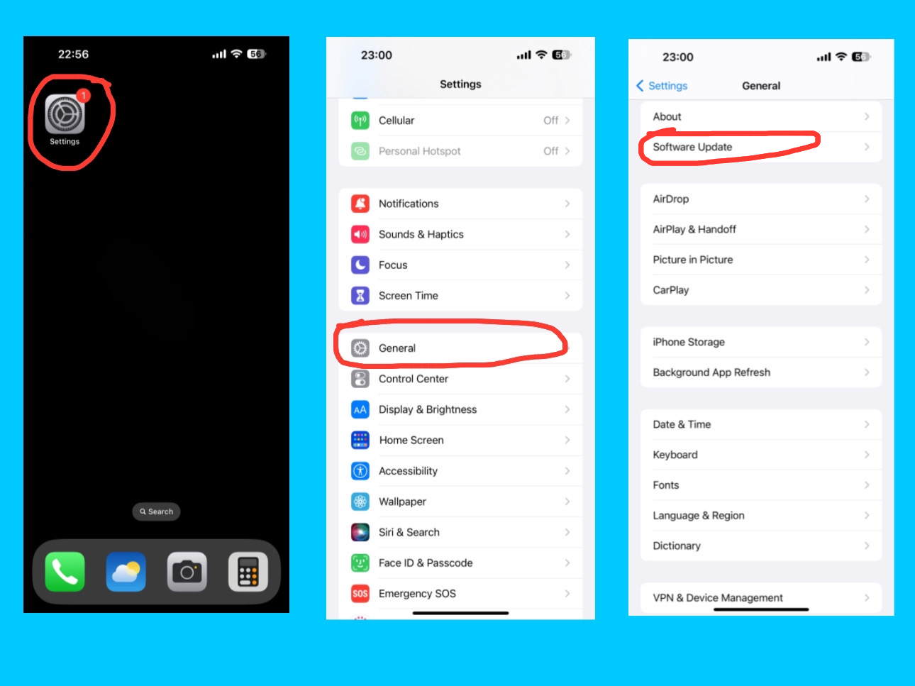 iPhone 14 Pro Max General Settings