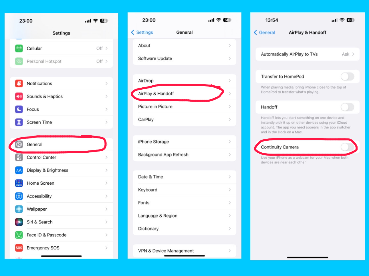 iPhone 14 Pro Max General Settings