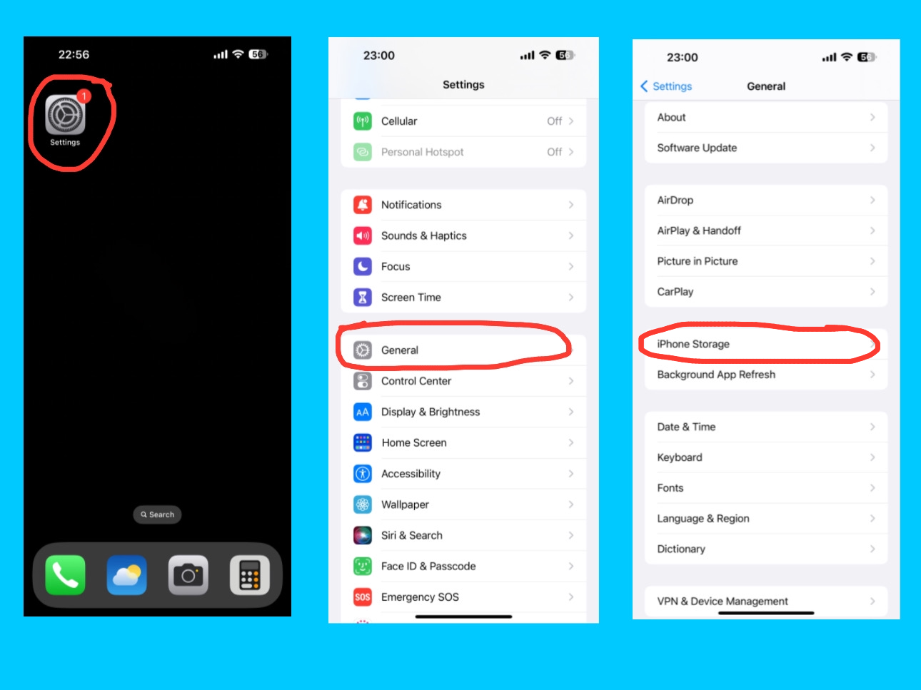 iPhone 14 Pro Max General Settings