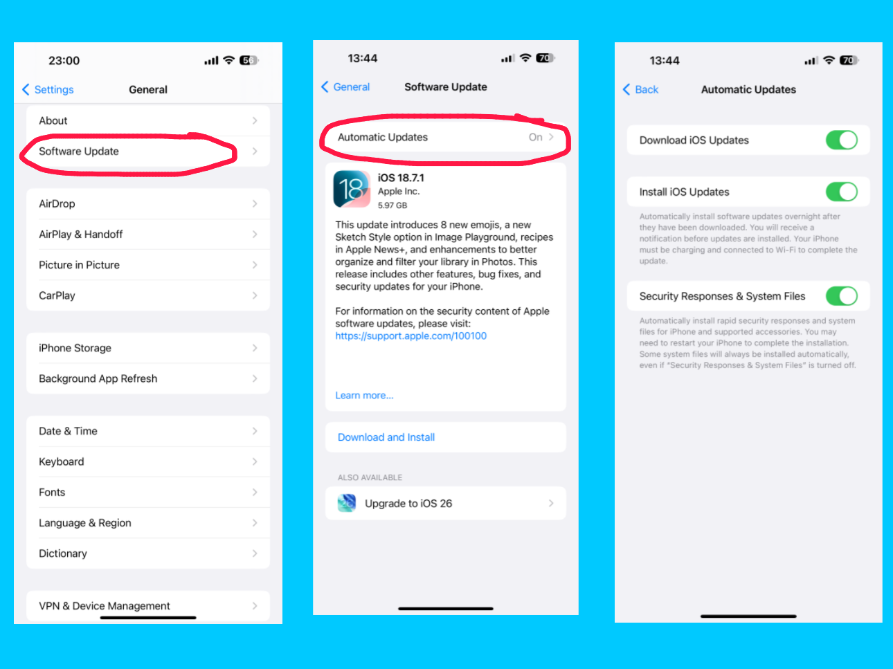 iPhone 14 Pro Max General Settings