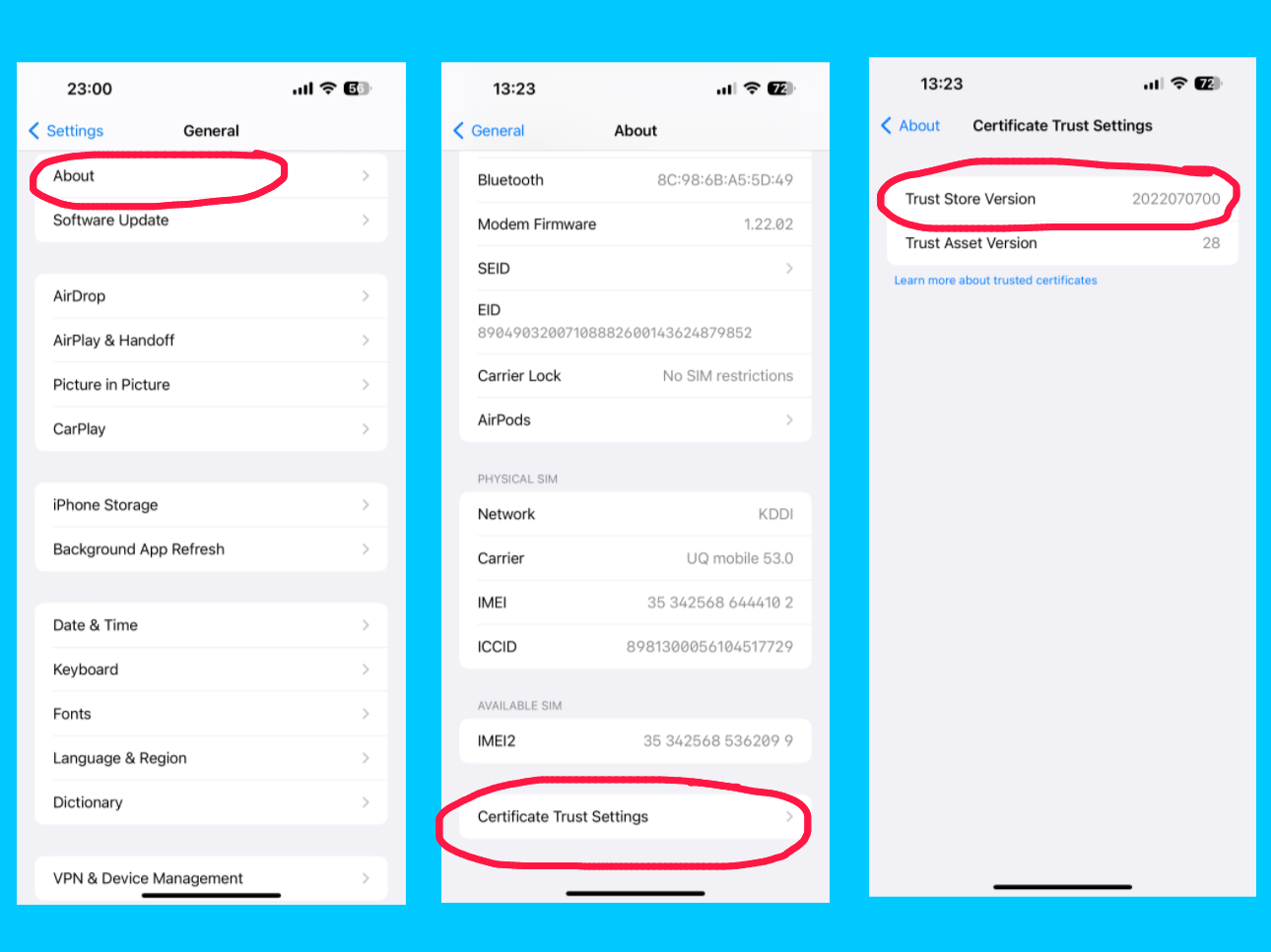 iPhone 14 Pro Max General Settings