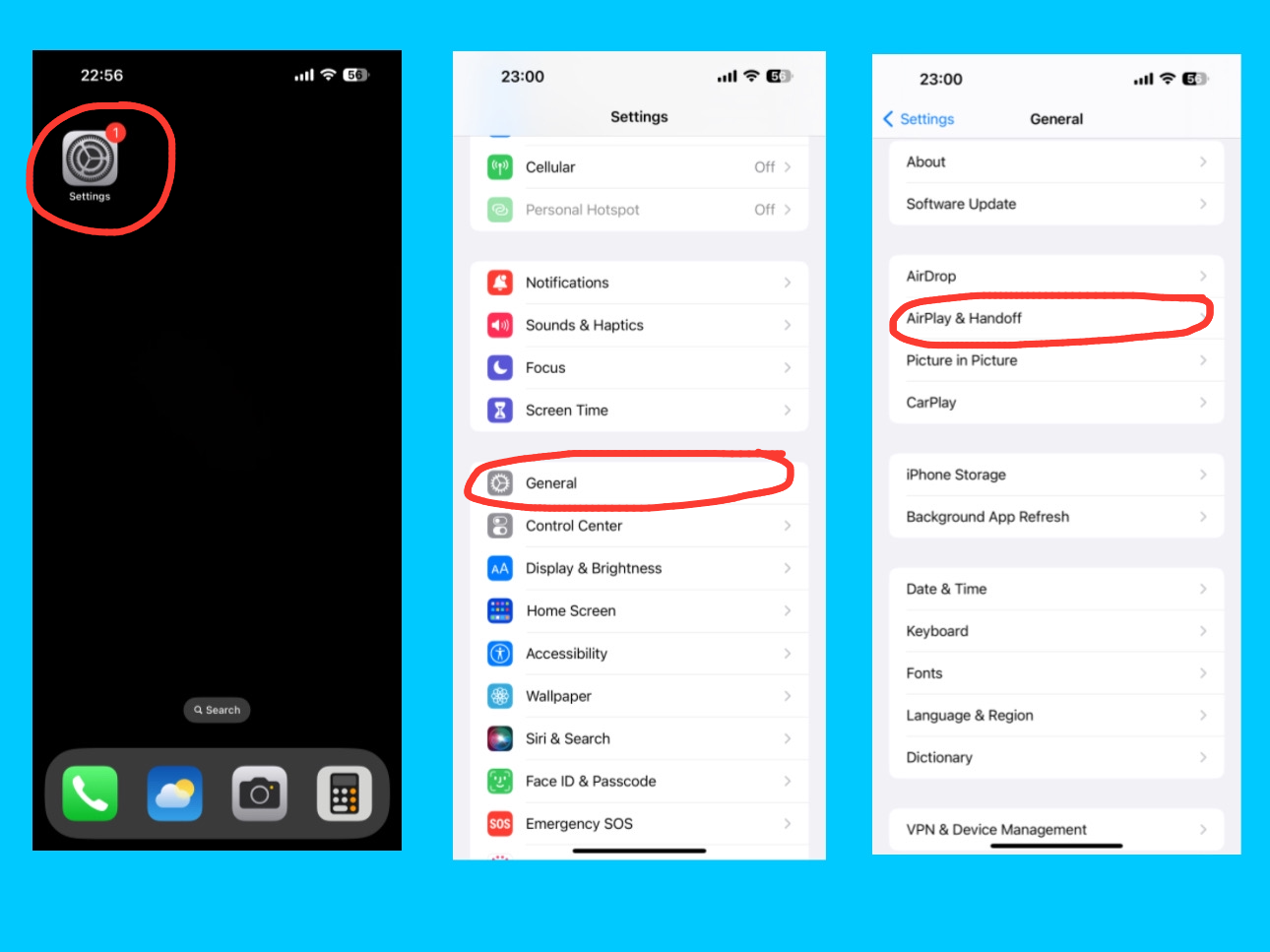 iPhone 14 Pro Max General Settings