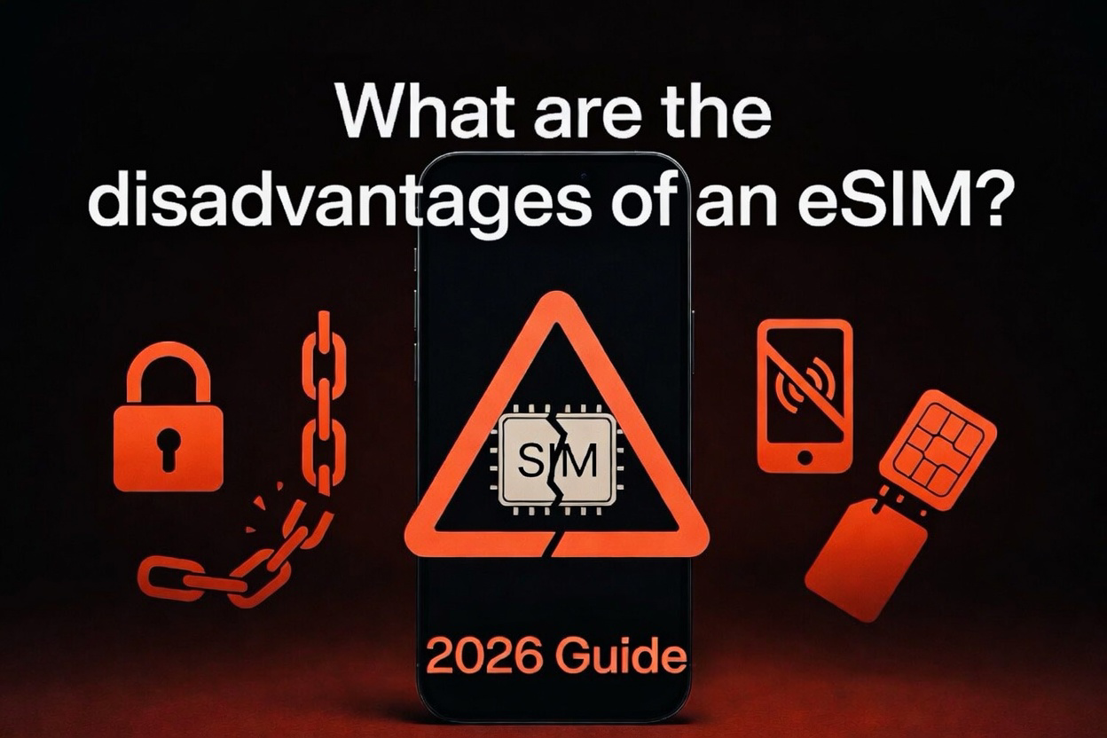 disadvantages of an eSIM
