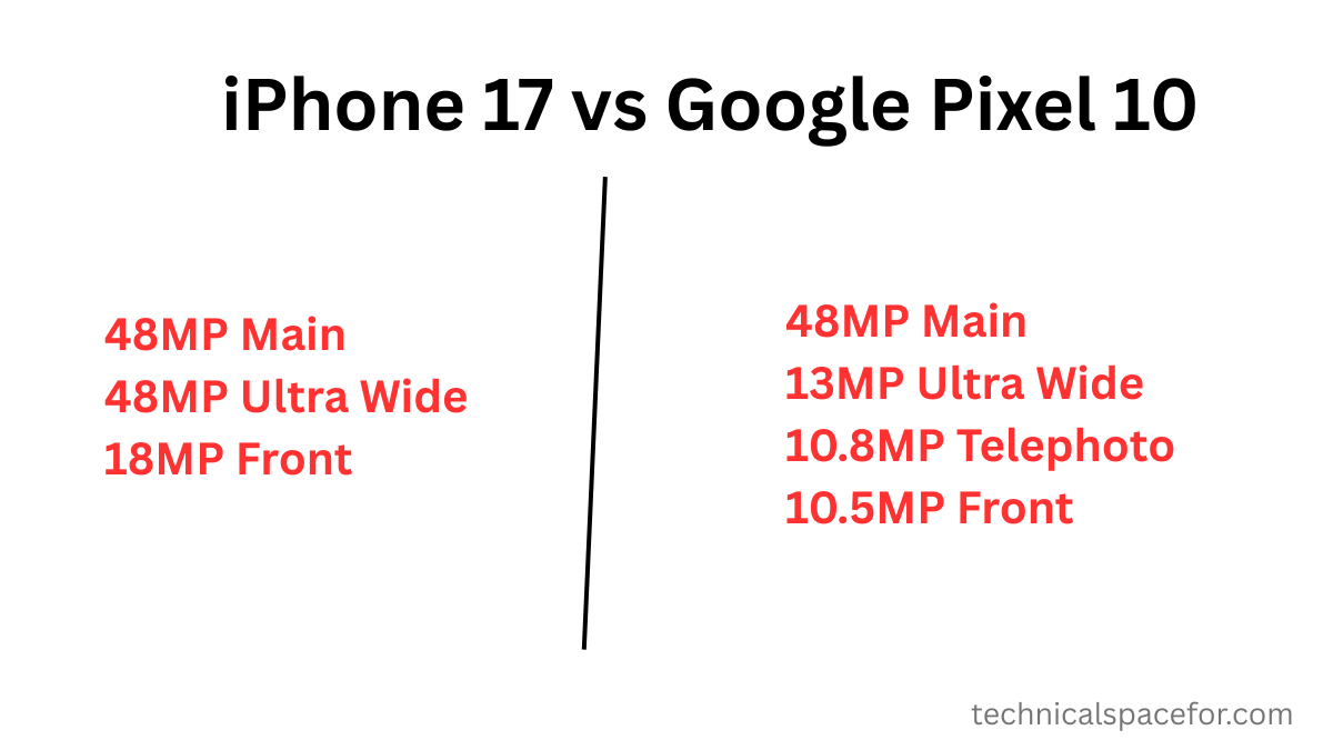 iPhone 17 vs Google Pixel 10