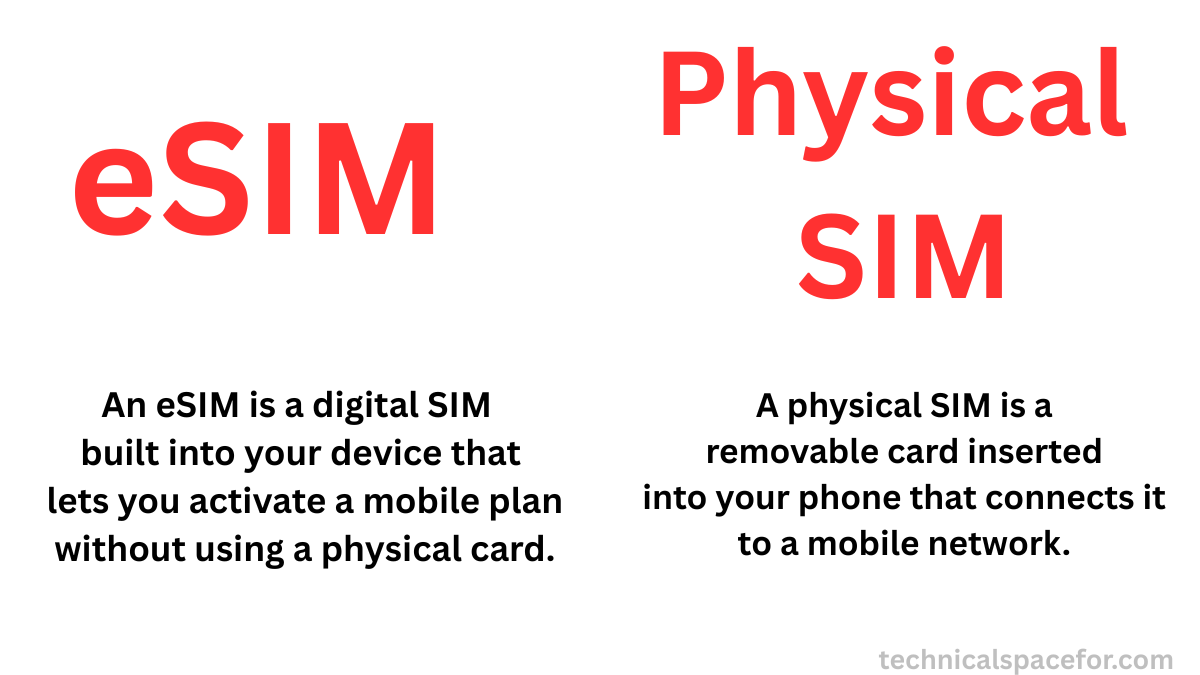 disadvantages of an eSIM