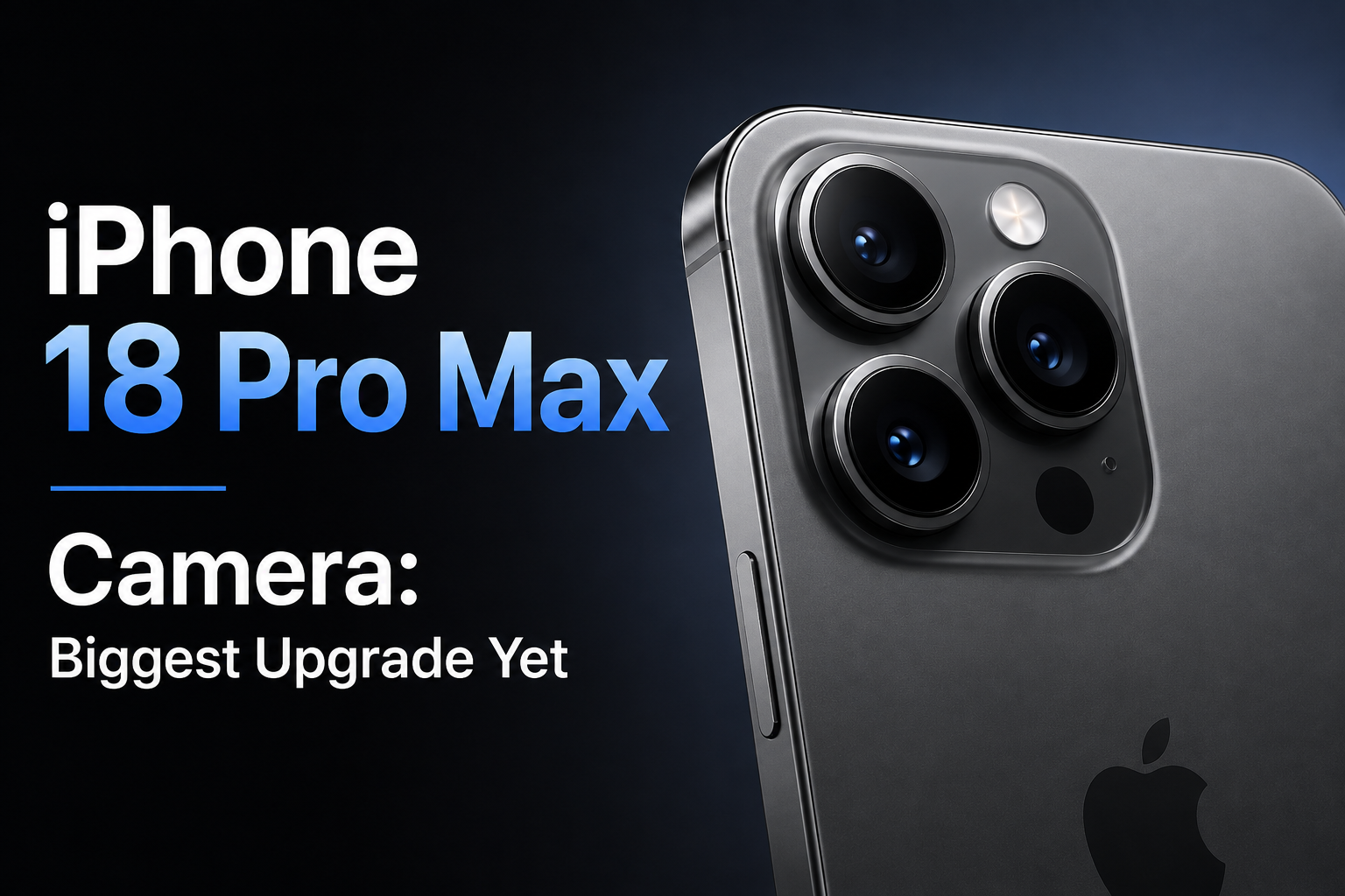 iPhone 18 Pro Max Camera: Biggest Upgrade Yet