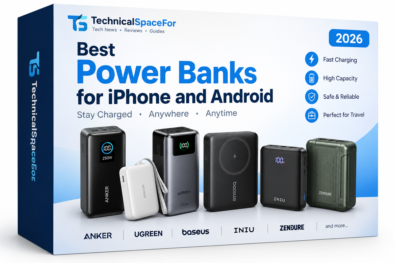 Best power banks for iPhone and Android smartphones