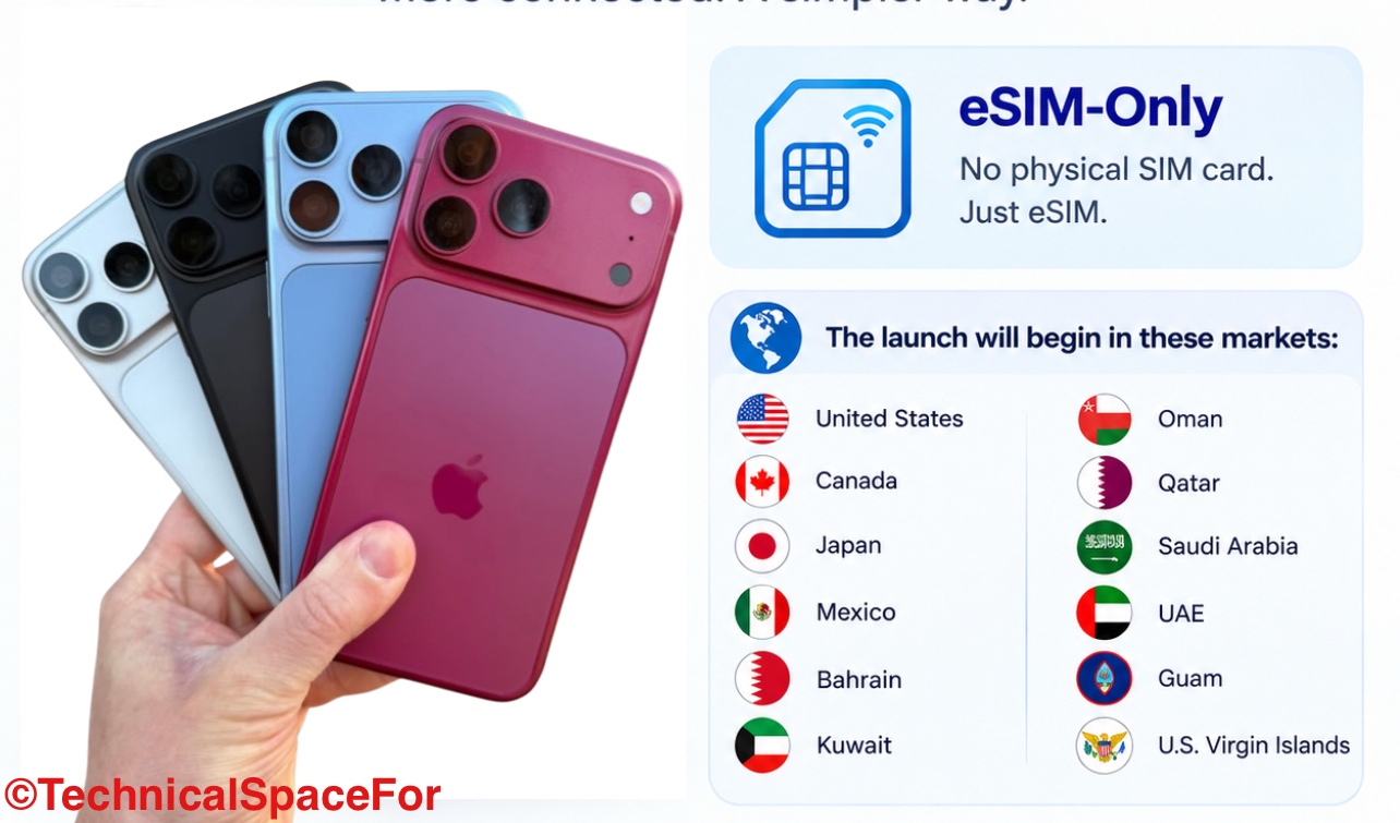 iPhone 18 Pro Max: eSIM-only model and supported launch markets
